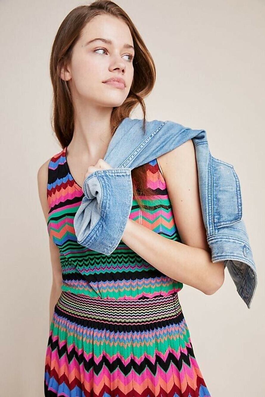 New Anthropologie Chevron Knit Tank by Aldomartins Retail $140 SMALL